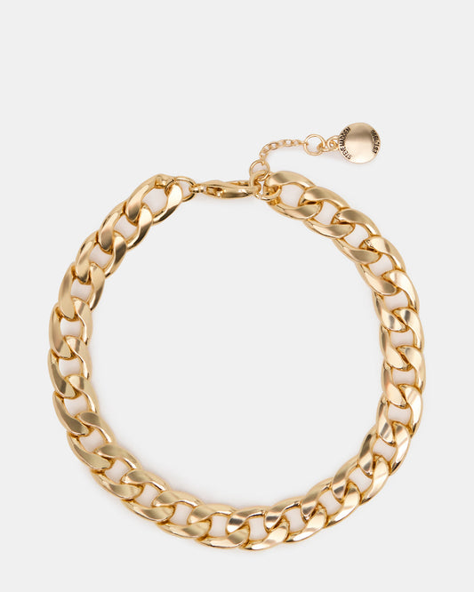 LINK CHAIN ANKLET Gold Women's Steve Madden GOLD