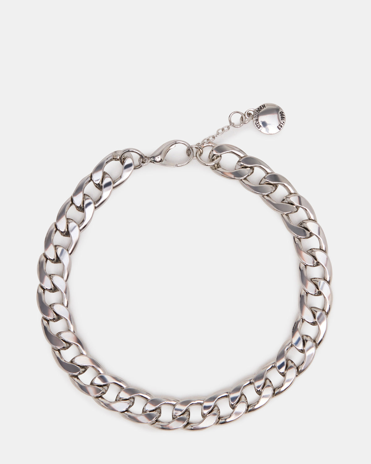 LINK CHAIN ANKLET Silver Women's Steve Madden SILVER