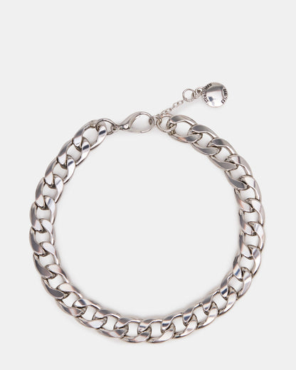 LINK CHAIN ANKLET Silver Women's Steve Madden SILVER