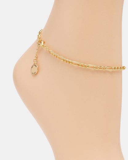 FIGARO ANKLET CAHIN Gold Women's Anklet Steve Madden GOLD