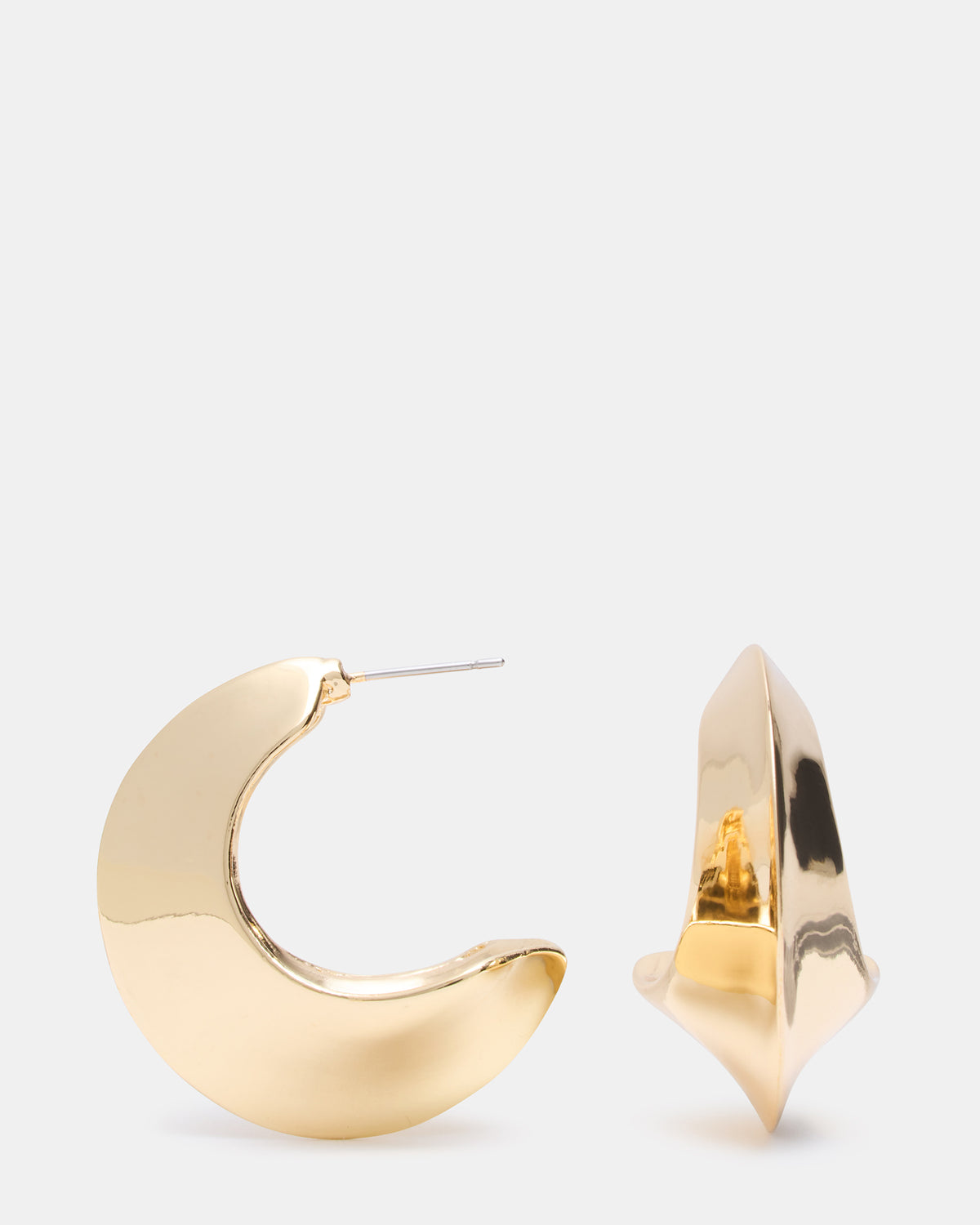 CRESCENT EARRINGS GOLD Women's Earrings Steve Madden GOLD