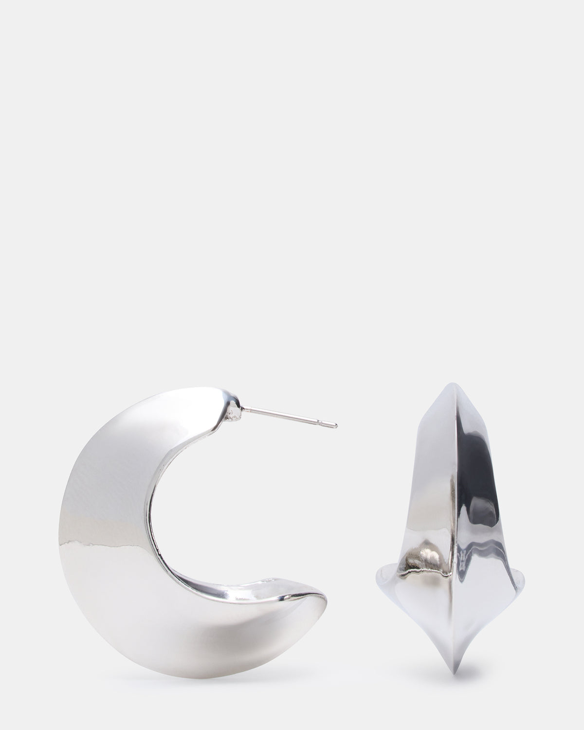 CRESCENT EARRINGS SILVER Women's Earrings Steve Madden SILVER