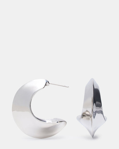 CRESCENT EARRINGS SILVER Women's Earrings Steve Madden SILVER