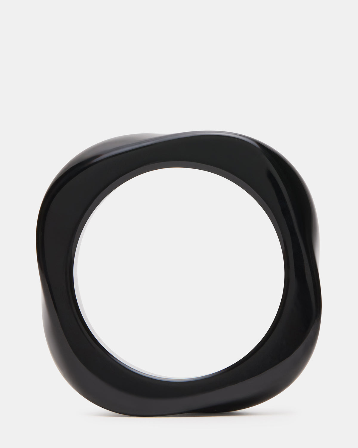 CURVED RETRO BRACELET Black Women's Bangle Bracelet Steve Madden BLACK