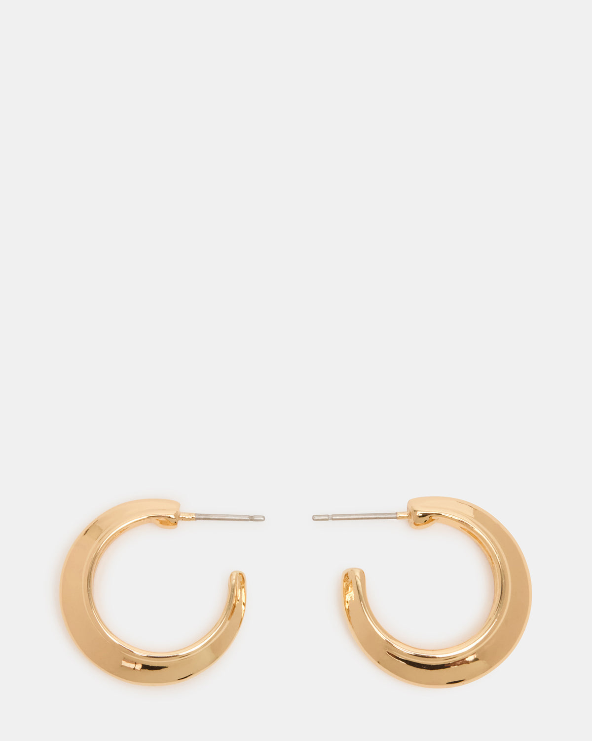 SMALL HOOP EARRINGS GOLD Women's Chubby Small Hoop Earrings Steve Madden GOLD