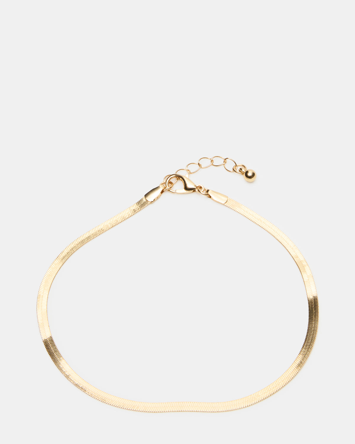 3-PIECE CHAIN ANKLET SET Women's Gold Chain Pearl Embellished Anklet Set Steve Madden GOLD
