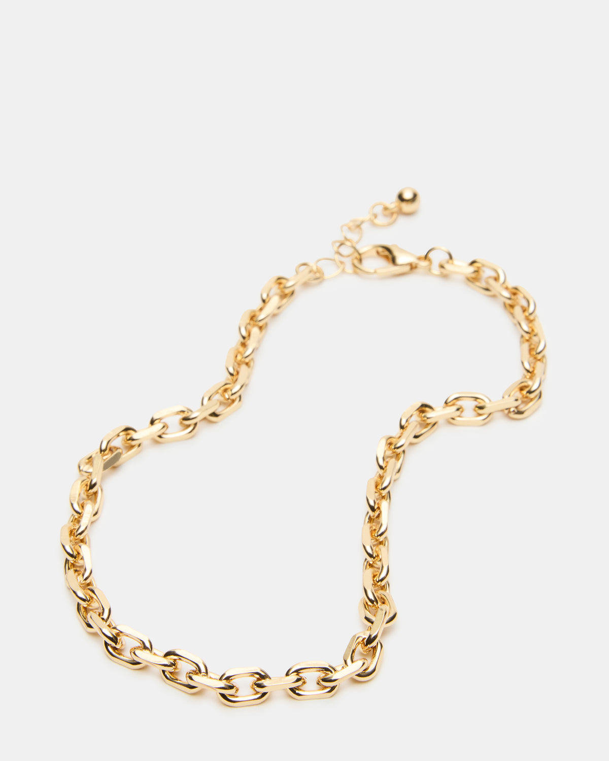 2-PIECE PEARL CHAIN ANKLET SET Women's Embellished Chain Anklet set Steve Madden GOLD