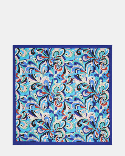 BLUE PRINTED SCARF Women's Resort Scarf Steve Madden BLUE