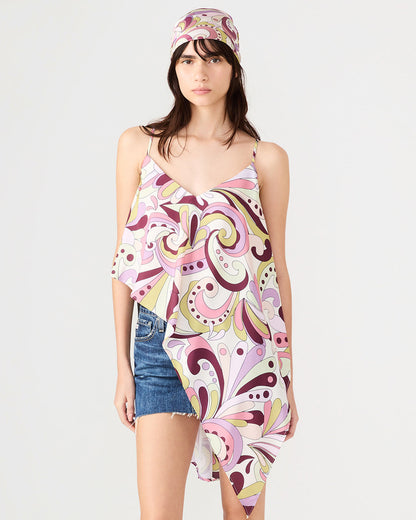 LAVENDER PRINTED SCARF Women's Resort Scarf Steve Madden LAVENDER