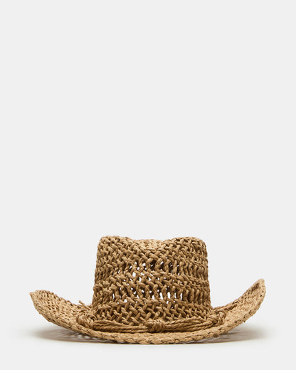 LANI WESTERN HAT Tan Women's Cowboy Hat Steve Madden TAN