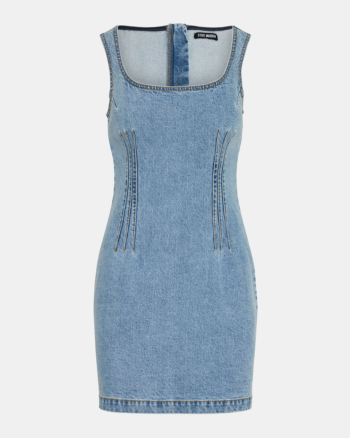 NOELLE Forever Blue Denim Mini Women's Dress Steve Madden FOREVER BLUE
