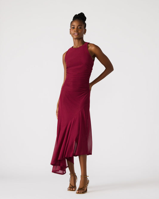 LANEY Red Women's Sleeveless Flowy Dress Steve Madden RED
