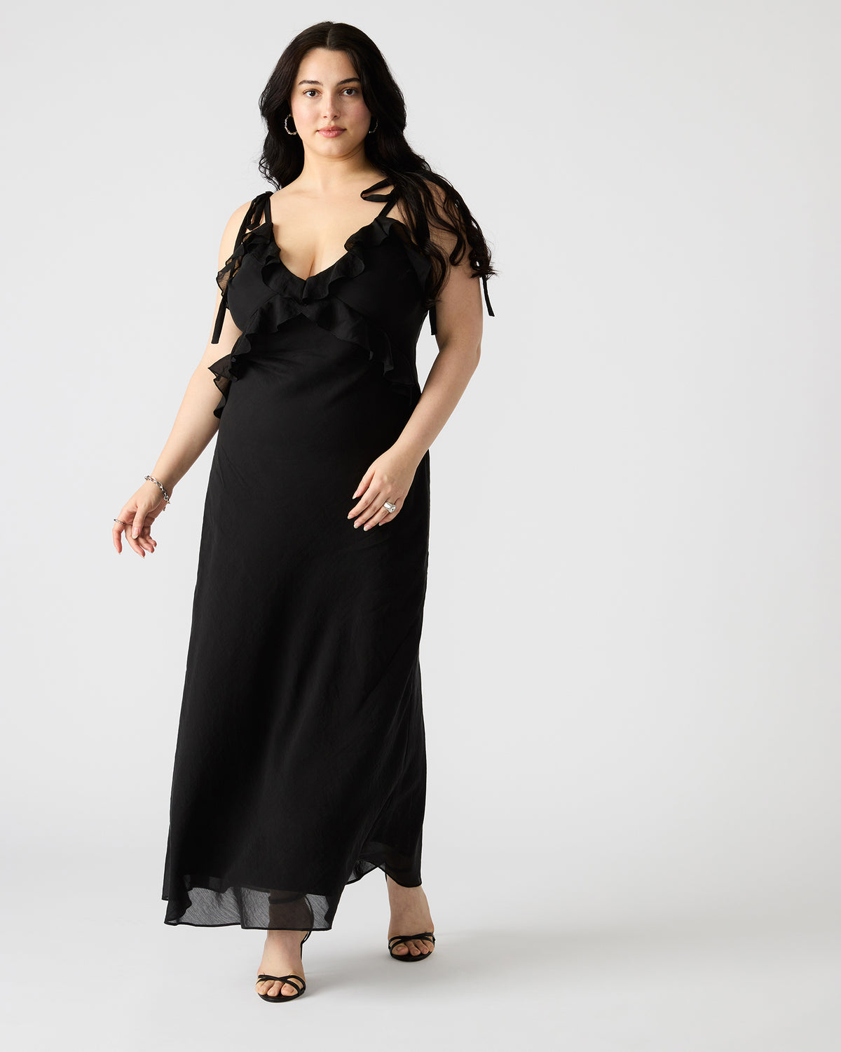 ADALINA Black Women's Maxi Dress Steve Madden BLACK