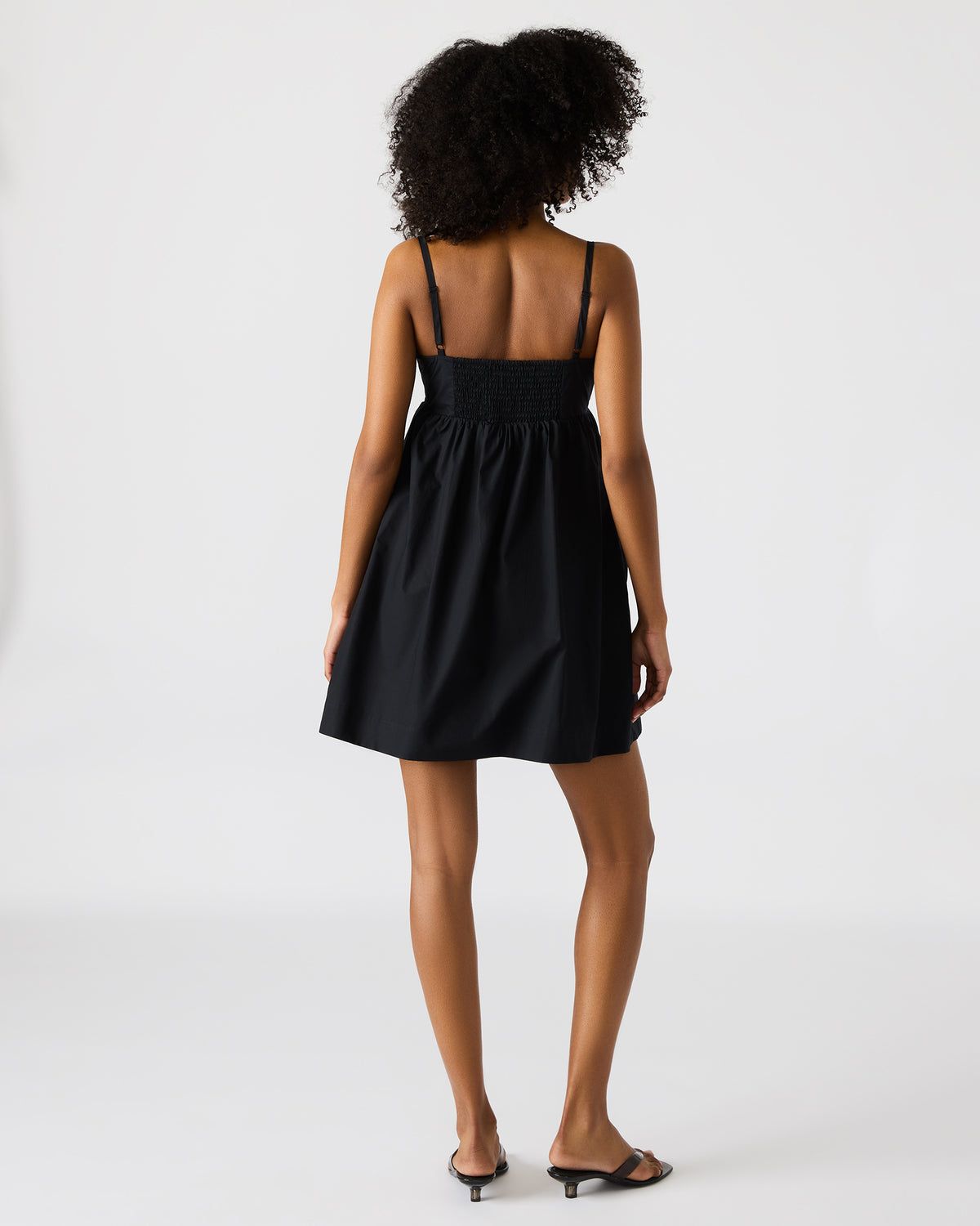 MEADOW Black Mini Cut-Out Flowy Dress Steve Madden BLACK