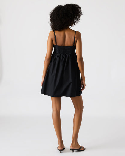 MEADOW Black Mini Cut-Out Flowy Dress Steve Madden BLACK