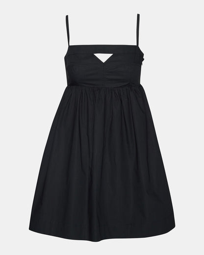 MEADOW Black Mini Cut-Out Flowy Dress Steve Madden BLACK