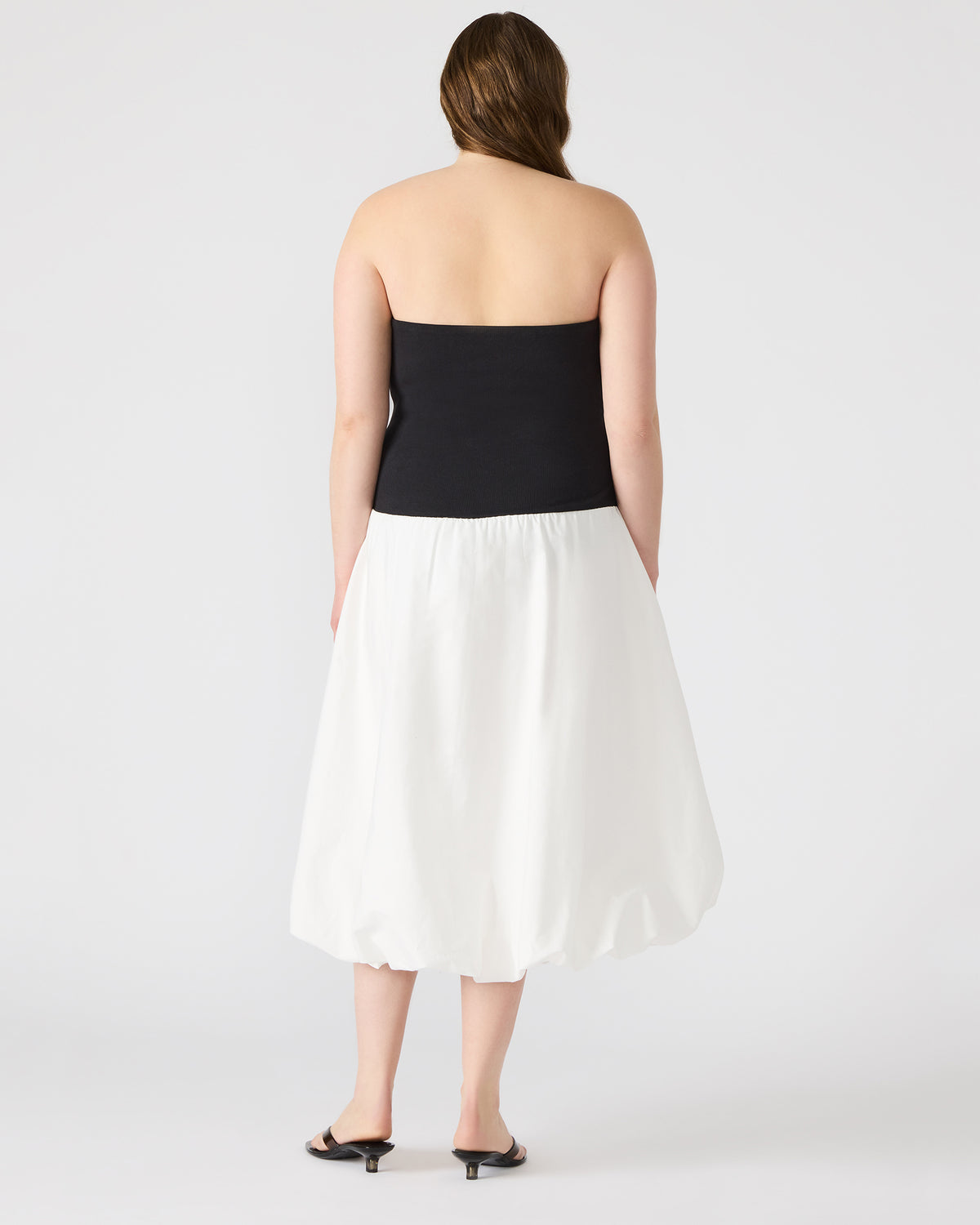 OLIVER Dress Smoke Strapless Midi Bubble Dress | Women's Dresses Steve Madden SMOKE