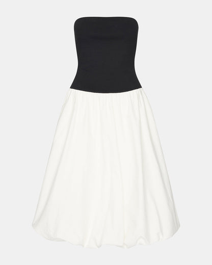 OLIVER Dress Smoke Strapless Midi Bubble Dress | Women's Dresses Steve Madden SMOKE