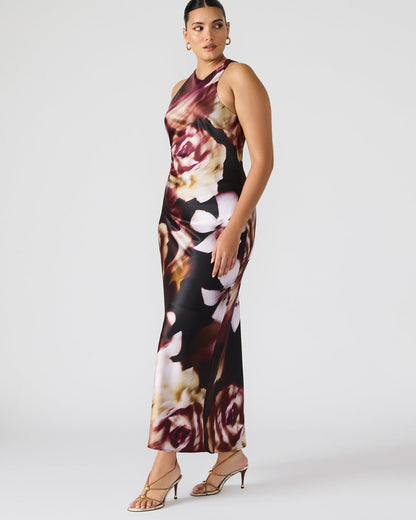 JAIDAN Mesa Rose Maxi Floral Print Flowy Women's Dress Steve Madden MESA ROSE