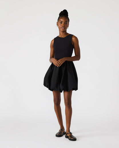 PALERMO Black Women's Mini Bubble-Hem Dress Steve Madden BLACK