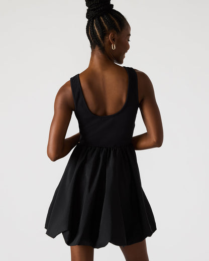 PALERMO Black Women's Mini Bubble-Hem Dress Steve Madden BLACK