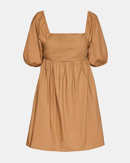 INARA Dress Beige | Women's Puff Sleeve Mini Dress Steve Madden BEIGE