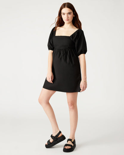 INARA Dress Black | Women's Puff Sleeve Mini Dress Steve Madden BLACK