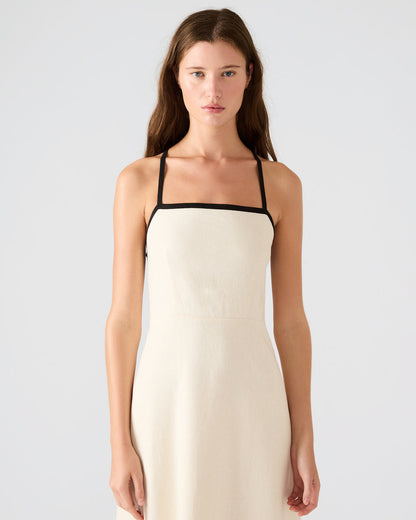 RIYAN Natural Women's Flowy Strappy Crossback Maxi Dress Steve Madden NATURAL