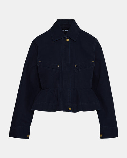 SLOAN Midnight Sky Long-Sleeved Zip-Up Women's Jacket Steve Madden MIDNIGHT SKY