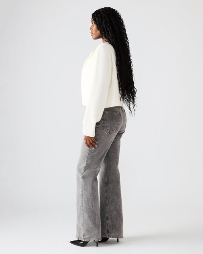 SERENEA White Women's Long-Sleeved Open-Front Blazer Steve Madden WHITE