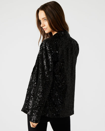 PAYTON Sequin Blazer Black | Women's Blazers Steve Madden BLACK