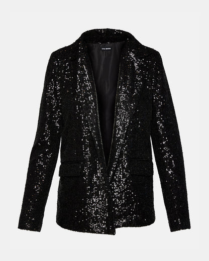 PAYTON Sequin Blazer Black | Women's Blazers Steve Madden BLACK