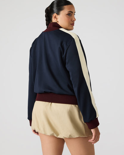 DAISY Midnight Long-Sleeved Zip-Up Athletic Women's Jacket Steve Madden MIDNIGHT