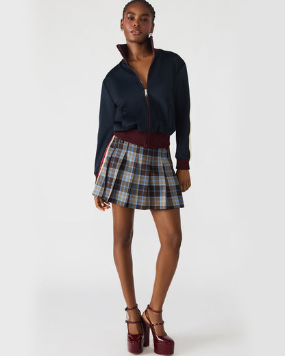 DAISY Midnight Long-Sleeved Zip-Up Athletic Women's Jacket Steve Madden MIDNIGHT