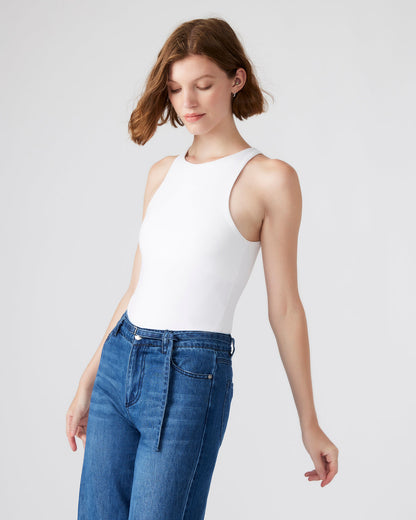 NICO White Women's Contour Stretch Bodysuit Steve Madden WHITE