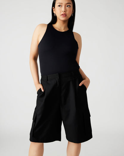 NICO Black Women's Contour Stretch Bodysuit Steve Madden BLACK
