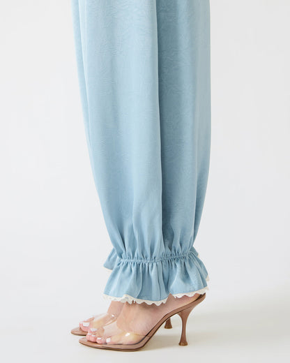 ROAN Dusty Blue Tie-Front Parachute Women's Pants Steve Madden DUSTY BLUE