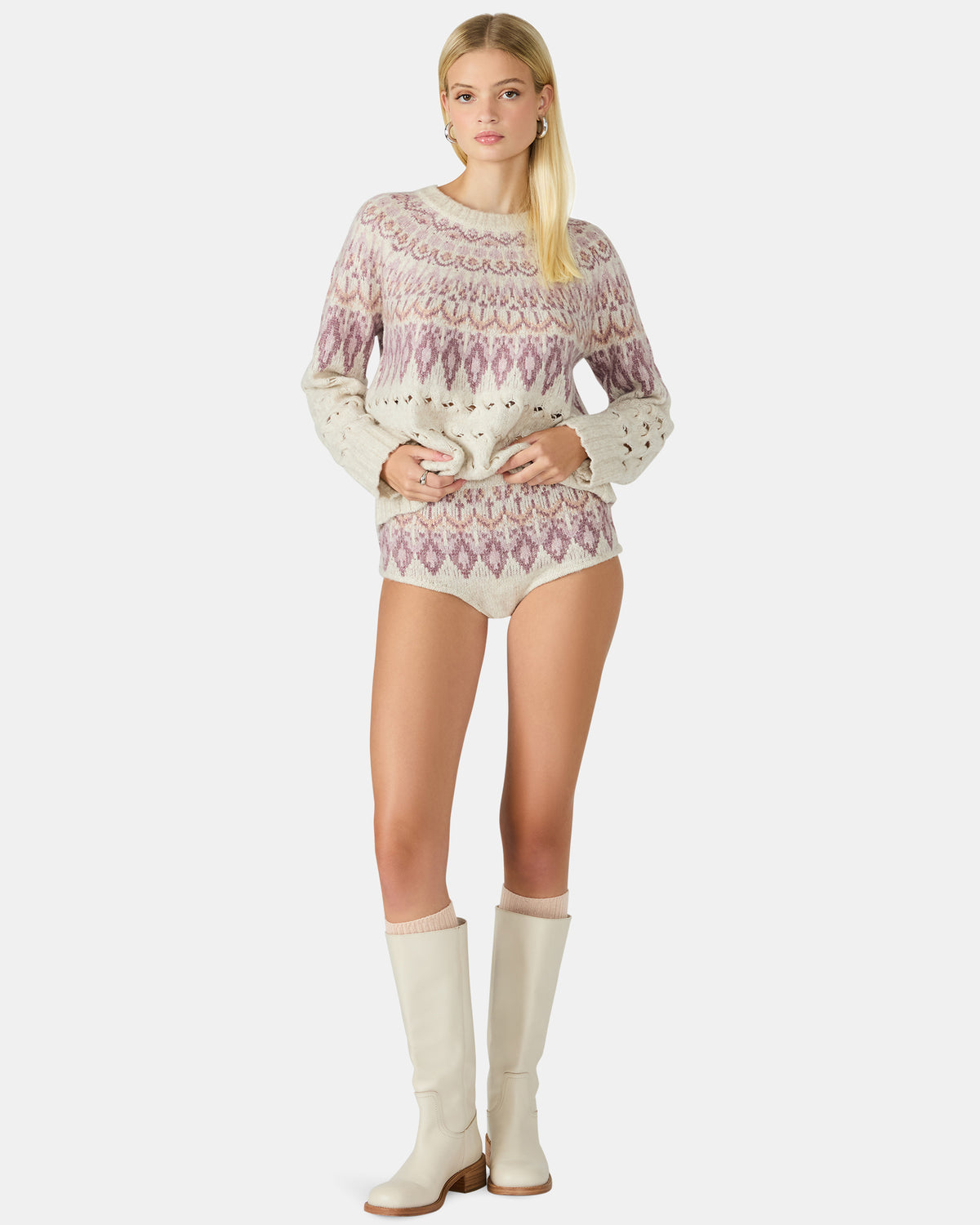 SUZETTE Multi Fair Isle Micro Women's Hot Shorts Steve Madden MULTI