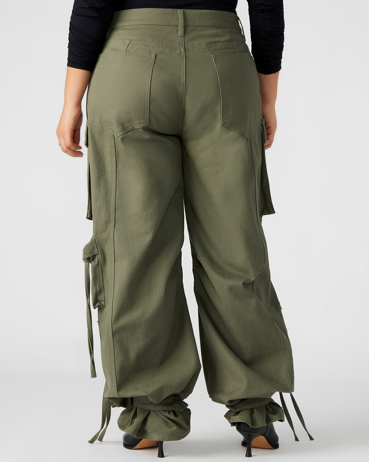 DUO Olive Women's Utility Cargo Pants Steve Madden OLIVE