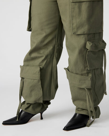 DUO Olive Women's Utility Cargo Pants Steve Madden OLIVE