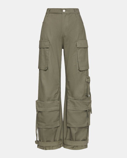 DUO Olive Women's Utility Cargo Pants Steve Madden OLIVE