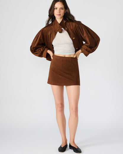 CINDI Skort Chicory Coffee Women's Mini Skort Steve Madden CHICORY COFFEE