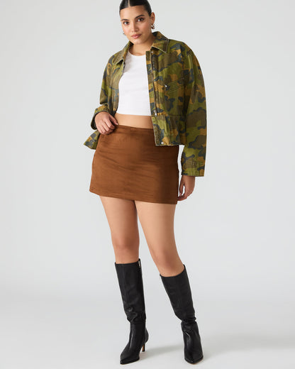 CINDI Skort Chicory Coffee Women's Mini Skort Steve Madden CHICORY COFFEE