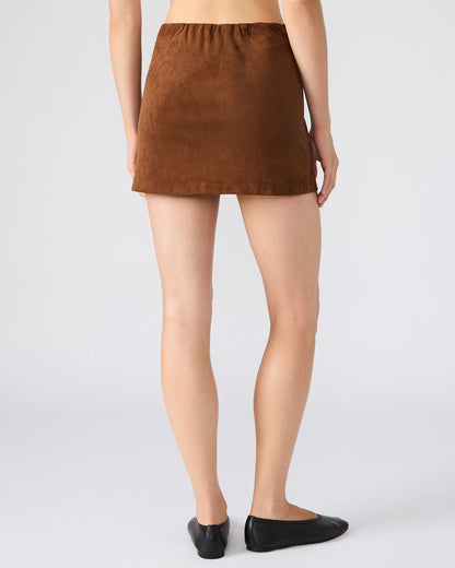 CINDI Skort Chicory Coffee Women's Mini Skort Steve Madden CHICORY COFFEE