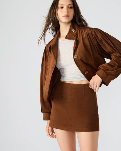CINDI Skort Chicory Coffee Women's Mini Skort Steve Madden CHICORY COFFEE
