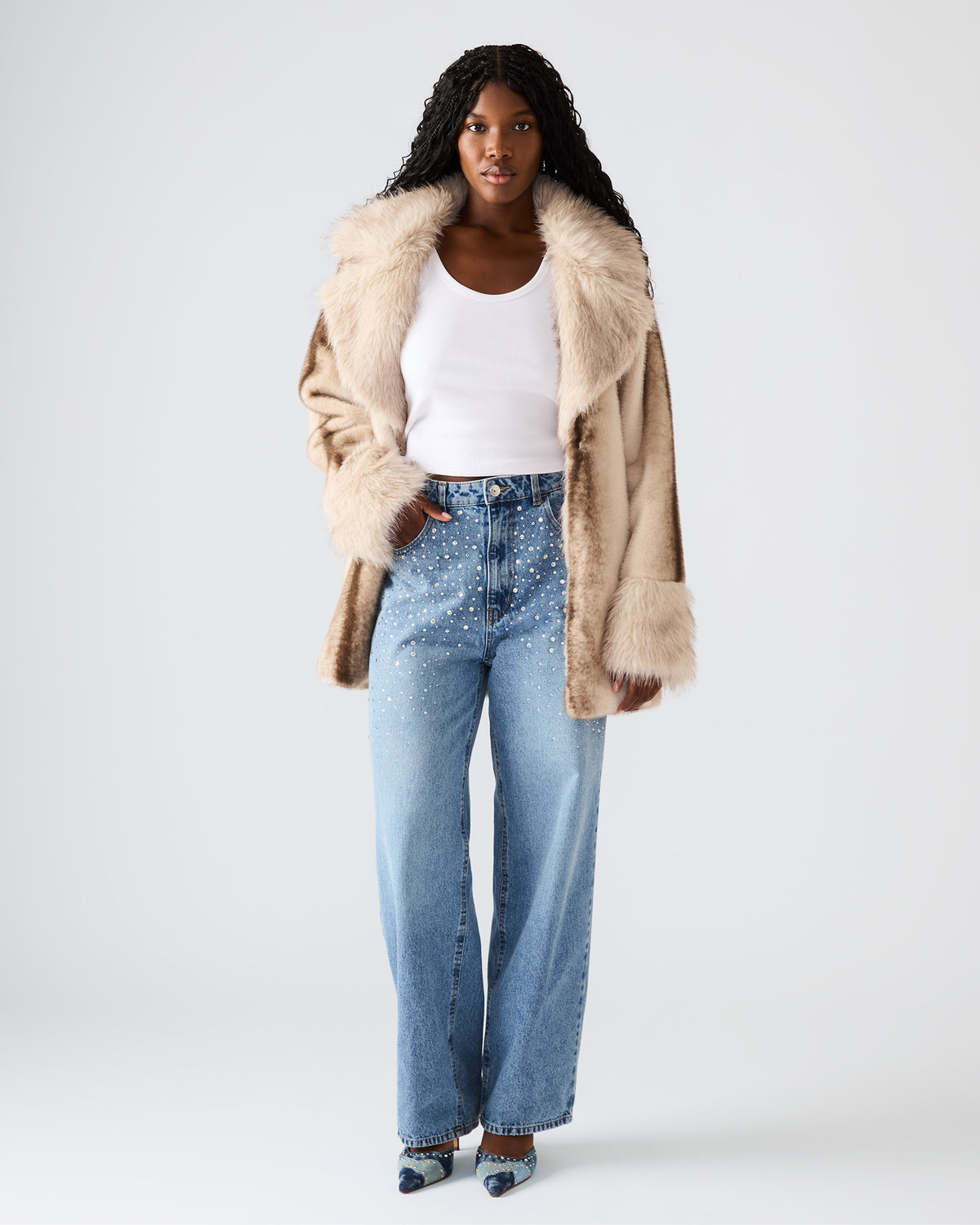 TAYLOR Jean Forever Blue Women's Cutout Jeans Steve Madden FOREVER BLUE