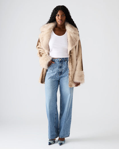 TAYLOR Jean Forever Blue Women's Cutout Jeans Steve Madden FOREVER BLUE