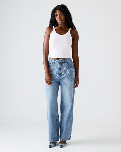 TAYLOR Jean Forever Blue Women's Cutout Jeans Steve Madden FOREVER BLUE