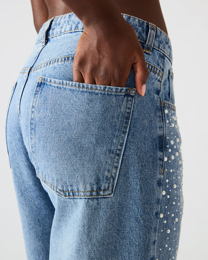 TAYLOR Jean Forever Blue Women's Cutout Jeans Steve Madden FOREVER BLUE