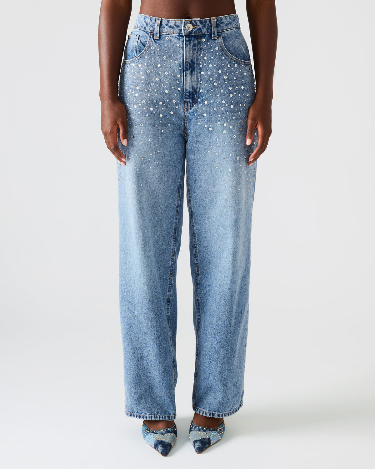 TAYLOR Jean Forever Blue Women's Cutout Jeans Steve Madden FOREVER BLUE